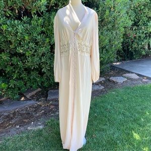 Women’s Cream Boho Button Down Maxi Dress in size 12